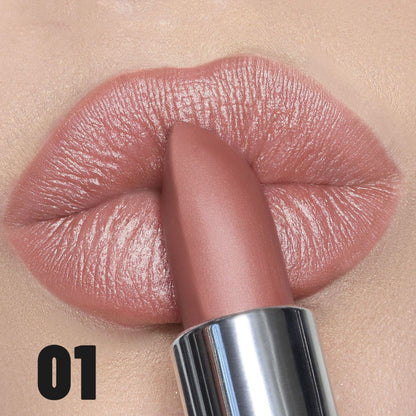 Diamond Shimmer Lipstick | Waterproof, Long-Lasting Matte Lip Color | Sparkling Metallic Matte Lip Gloss