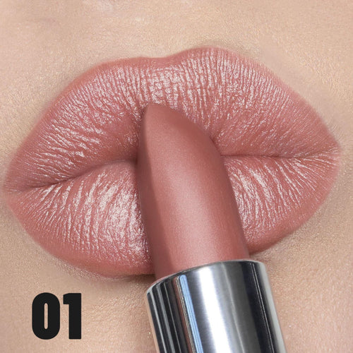 Diamond Shimmer Lipstick | Waterproof, Long-Lasting Matte Lip Color | Sparkling Metallic Matte Lip Gloss