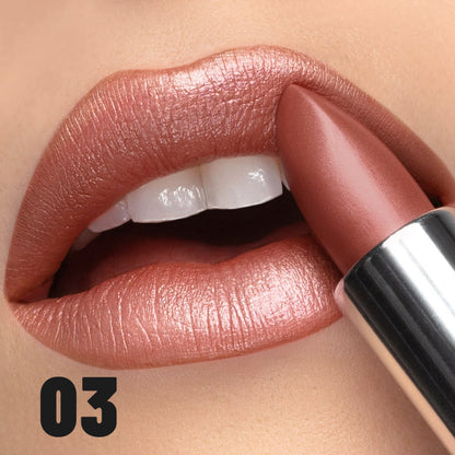 Diamond Shimmer Lipstick | Waterproof, Long-Lasting Matte Lip Color | Sparkling Metallic Matte Lip Gloss