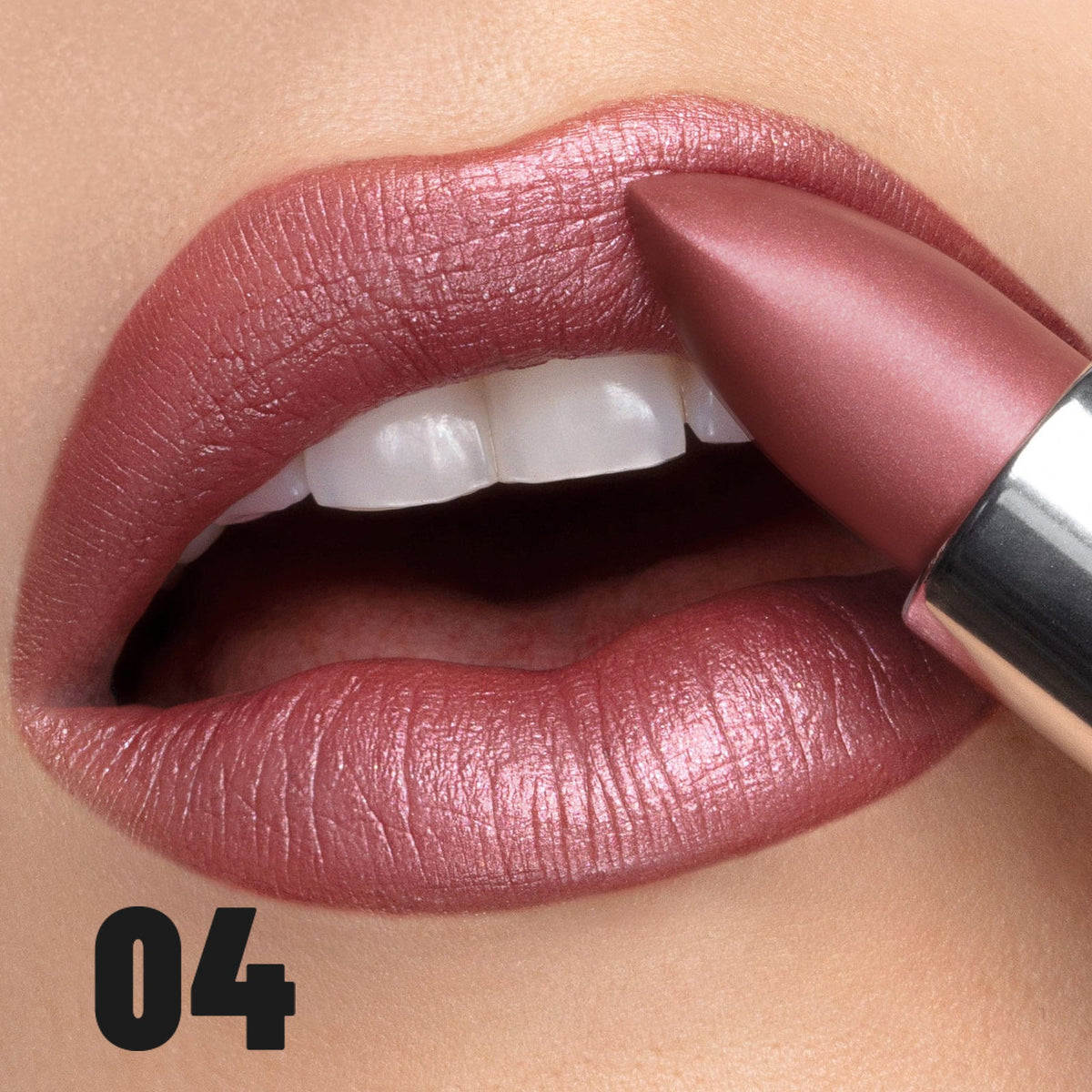 Diamond Shimmer Lipstick | Waterproof, Long-Lasting Matte Lip Color | Sparkling Metallic Matte Lip Gloss