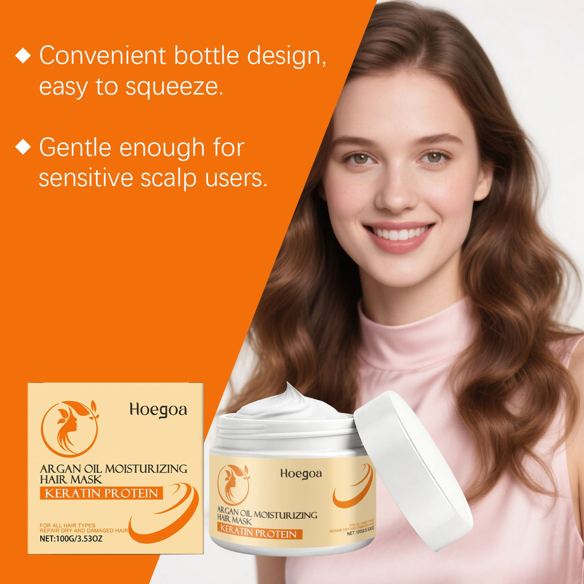 Argan Oil Moisturizing Hair Mask: Nurturing Your Hair's Natural Luster
