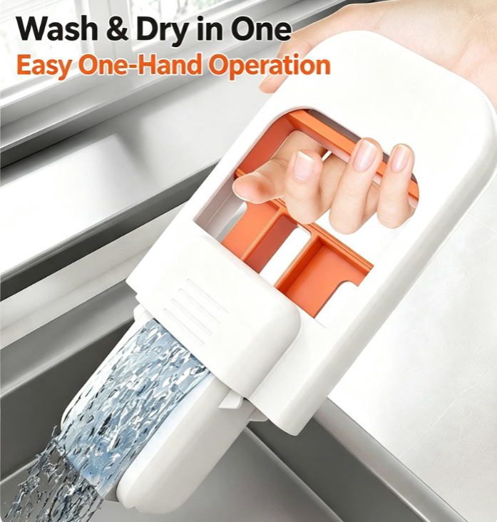 🧹50% OFF⚡50K+ SOLD💕Mini Portable Self-Squeezing Mop✨Hands-Free Compact Cleaning Mop