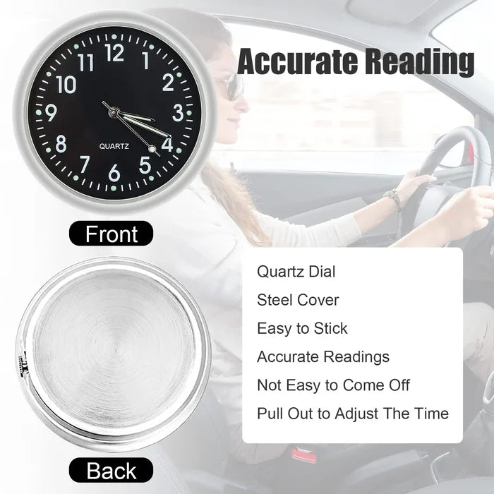 Luminous Mechanical Car Clock
