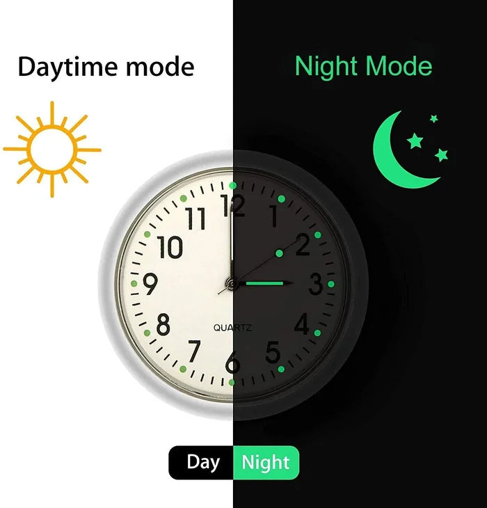 Luminous Mechanical Car Clock