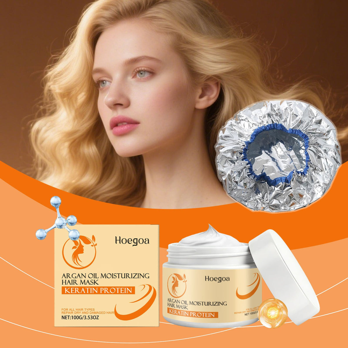 Argan Oil Moisturizing Hair Mask: Nurturing Your Hair's Natural Luster