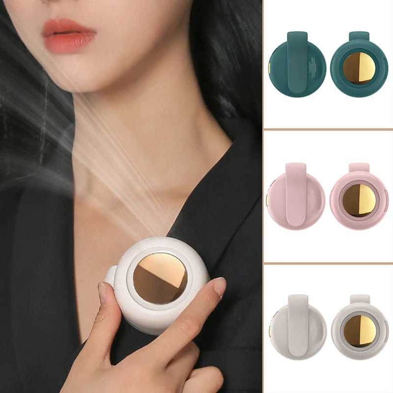 🔥Limited stock available 50% OFF🔥💨 Whirlwind Clip Waist Neck Fan – 2-in-1 Clip-On & Wearable, Hands-Free Cooling Anywhere