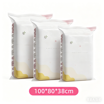 Press-to-Compress Vacuum Storage Bags