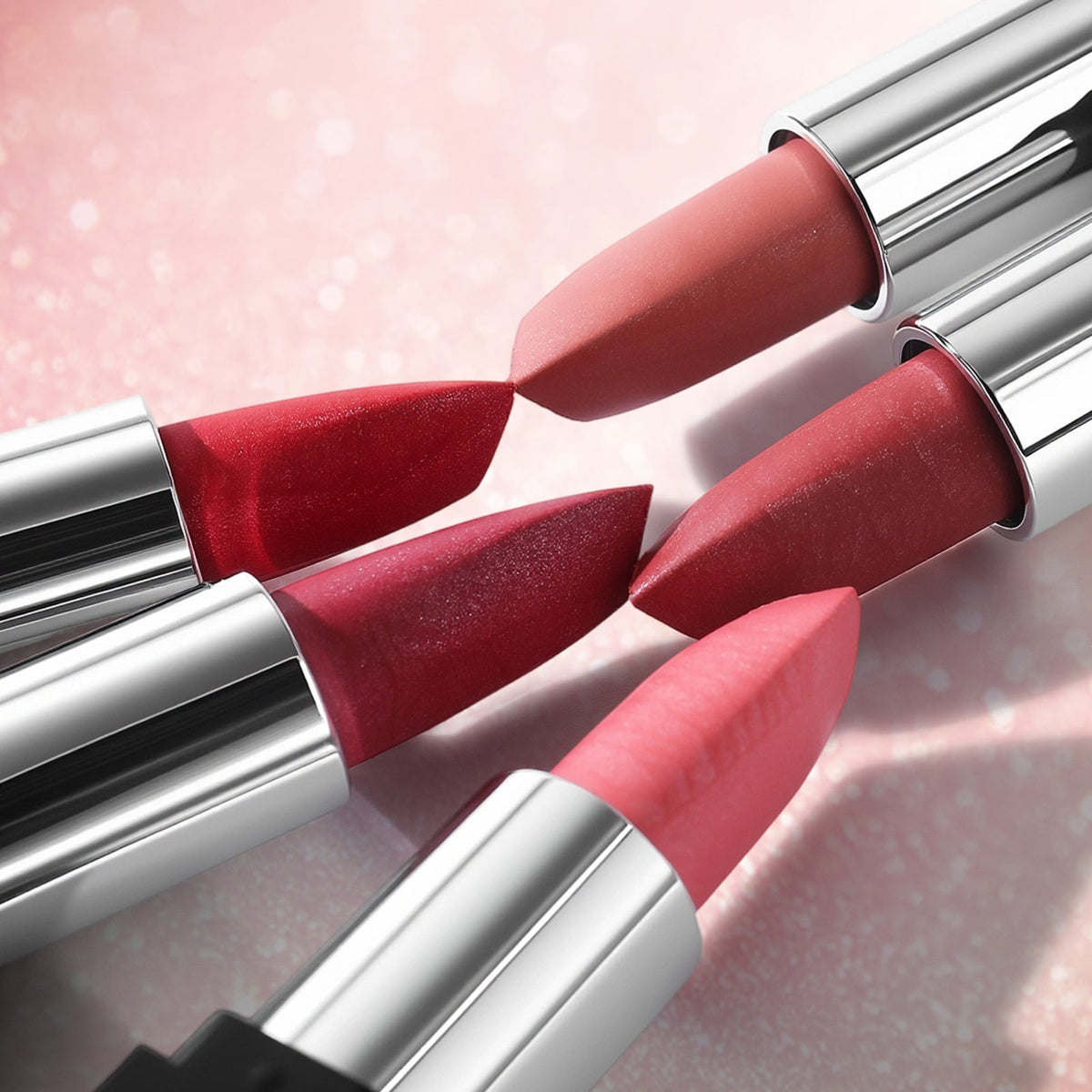 Diamond Shimmer Lipstick | Waterproof, Long-Lasting Matte Lip Color | Sparkling Metallic Matte Lip Gloss