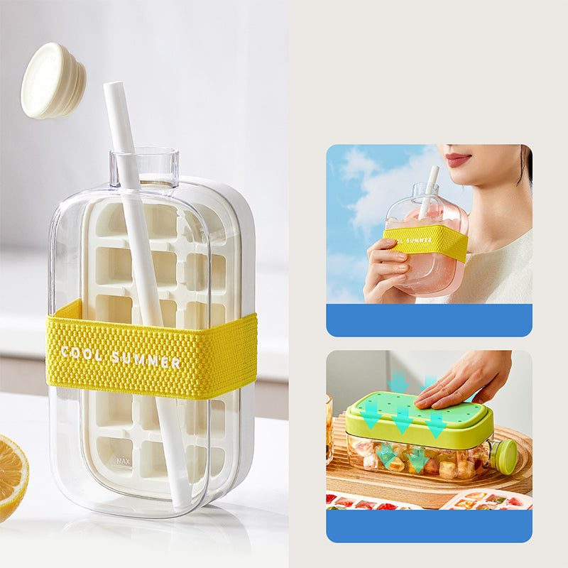 🧊Summer Hot Sale🔥Press-To-Cold Ice Cube Mold & Kettle