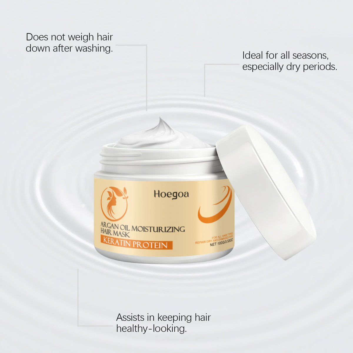 Argan Oil Moisturizing Hair Mask: Nurturing Your Hair's Natural Luster
