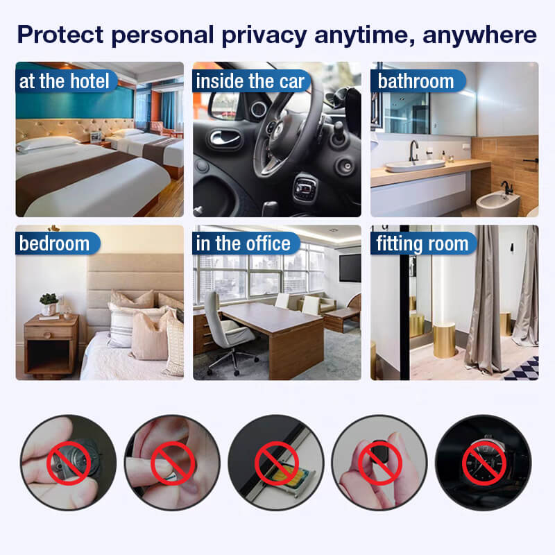 GPS Anti-tracking detection camera finder
