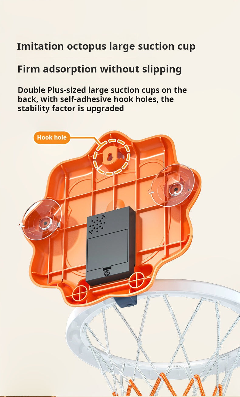 Children's basketball hoop sports toy silent liftable basketball hoop