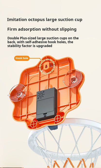 Children's basketball hoop sports toy silent liftable basketball hoop