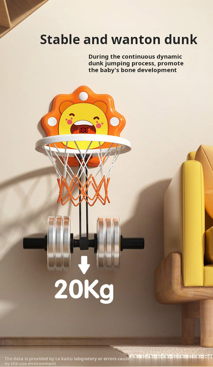 Children's basketball hoop sports toy silent liftable basketball hoop
