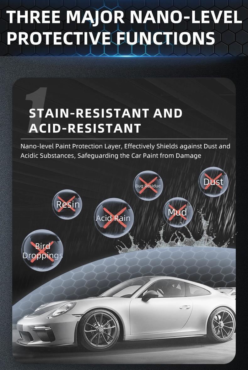 ✨LAST DAY BUY 2 GET 1 FREE🔥3-Minute Car Coating | Long-Lasting Shine & Water Repellent 🚗