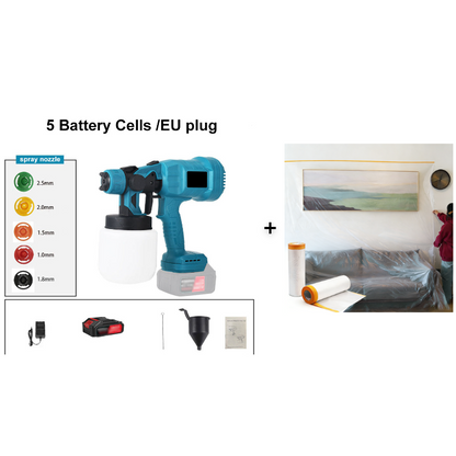 🔥🔥 50% OFF + Free Shipping! 💥 Cordless Electric Paint Sprayer – Fast, Clean & Ultra-Efficient for Perfect DIY 🎨⚡