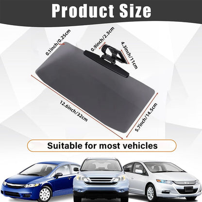 🚗 50% OFF NOW! 🎉 Anti-Glare Driving Visor – Blocks Sun & Snow Glare, Easy Clip-On & Wide Coverage ☀️📦