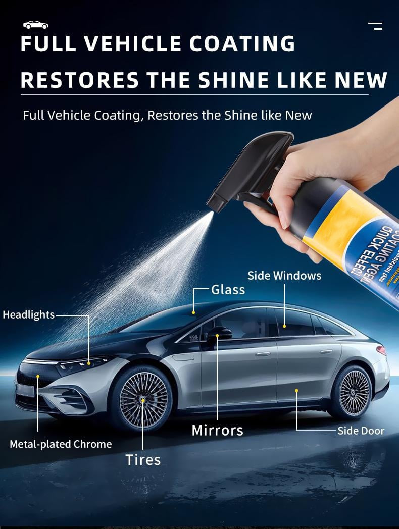 ✨LAST DAY BUY 2 GET 1 FREE🔥3-Minute Car Coating | Long-Lasting Shine & Water Repellent 🚗