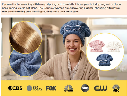 7 Reasons Hair Stylists Are Telling Clients to Ditch Their Bath Towels for This Revolutionary Hair Wrap