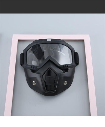 Special mask for welding and cutting (glare protection, protection against UV radiation, anti-dust)