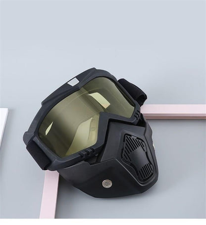 Special mask for welding and cutting (glare protection, protection against UV radiation, anti-dust)