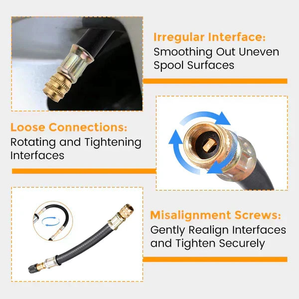 🔥Universal Flexible Tire Valve Extension