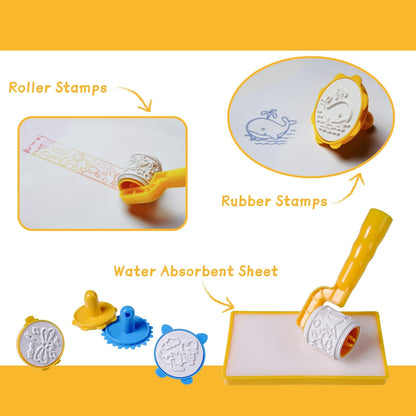 🔥Last Day Promotion 50% OFF - Water Doodle Mat ,Aqua Painting Drawing Mat Mess Free Learning Toy Mat