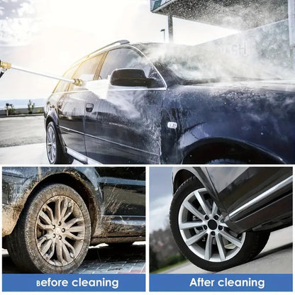 🔫 50% OFF! 💦 High-Pressure Garden Hose Nozzle – 3 Nozzles, Stainless Steel & Leak-Proof 🚗