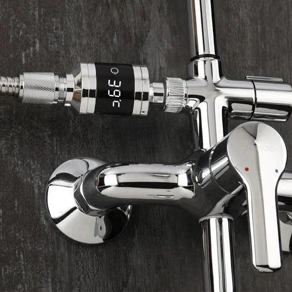 🔥Christmas Limited-Time Offer: 50% OFF!!!🔥🌡️ SHOWER THERMOMETER - LCD Display with Backlight, Easy Installation Without Tools, IPX7 Waterproof, Perfect for Modern Bathroom 🛁✨