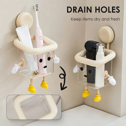 Bathroom Suction Cup Storage Box