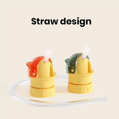 Reusable Drinking Water Bottle Straw Lid