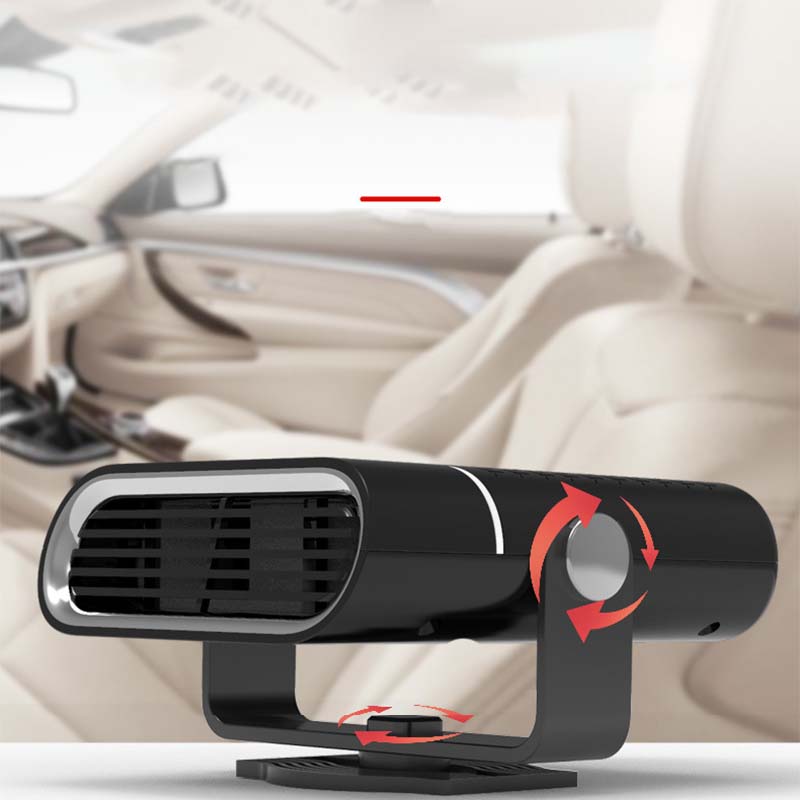 🔥 50% OFF NOW! ✨ 2-in-1 Portable Car Heater - 360° Rotation & Dual Voltage (12V/24V) for Rapid Defrosting and Heating 🚗❄️