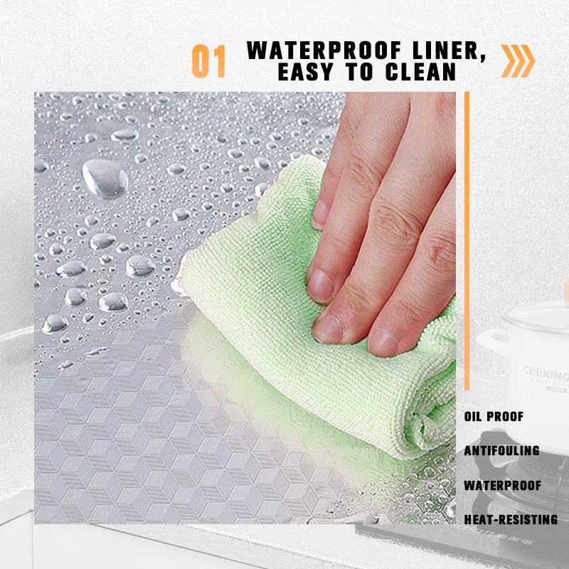 🏆 Special Price🔥 Kitchen Peel And Stick Wallpaper Backsplash Waterproof Kitchen Stickers