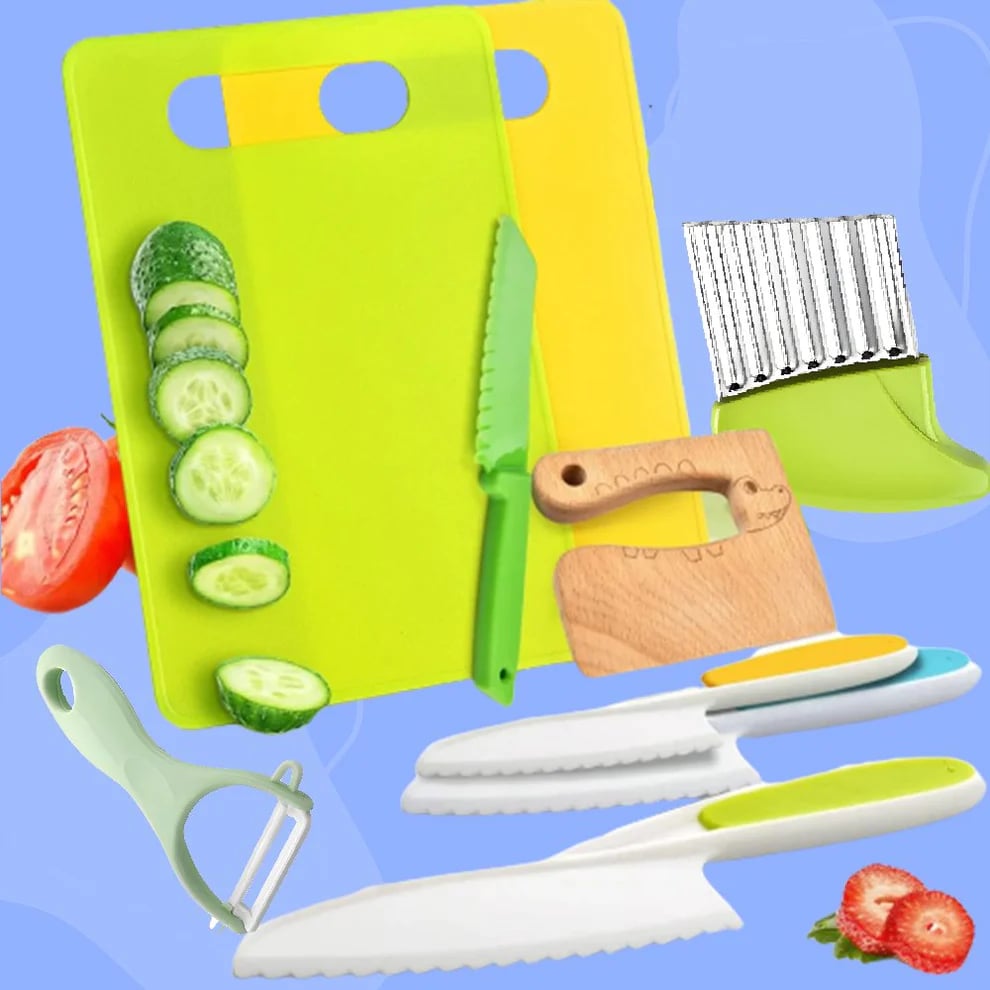 📢📢50% OFF !! ⏰Montessori Kitchen Set for Kids✨Make Cooking Fun, Safe & Easy!