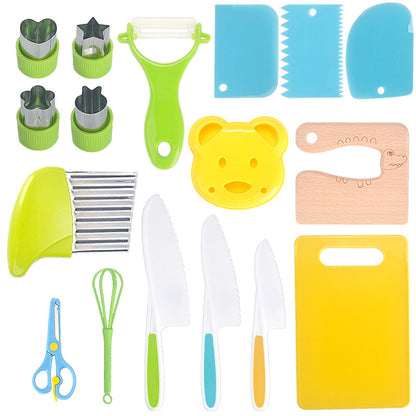 📢📢50% OFF !! ⏰Montessori Kitchen Set for Kids✨Make Cooking Fun, Safe & Easy!