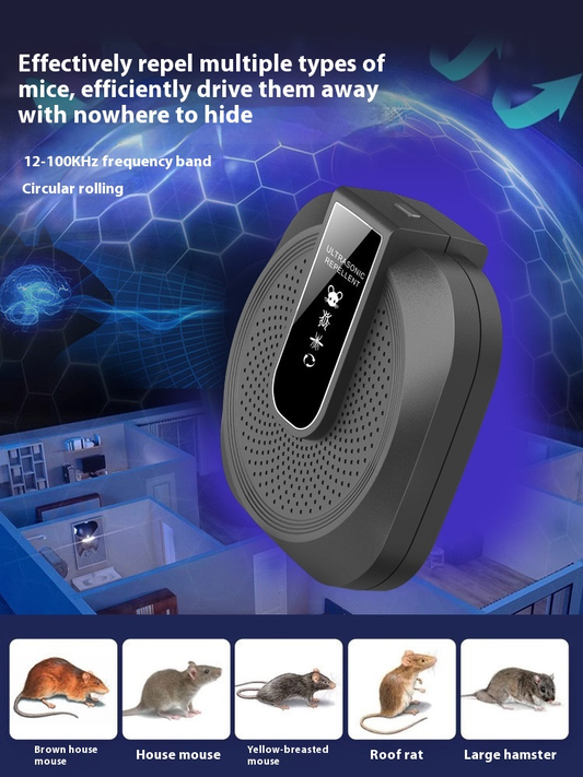 🔥2026 New Arrivals: 56% Off for a Limited Time!🔥Ultrasonic anti-boating and rat repeller is powerful - 360° smart technology