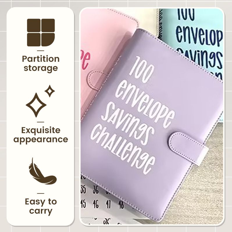 ⏰Final 4 Hours 70% OFF🎁100 Envelope Savings Challenge Book✉️💸