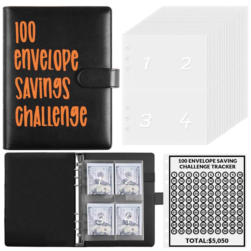 ⏰Final 4 Hours 70% OFF🎁100 Envelope Savings Challenge Book✉️💸