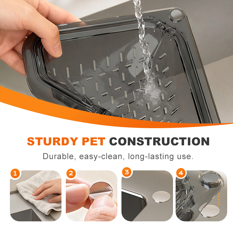 Triangular Magnetic Drain Basket