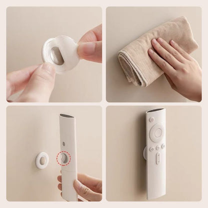 Magnetic Wall-Mounted Remote Control Holder