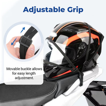 Universal Motorcycle Helmet Luggage Rope with 2 Hooks