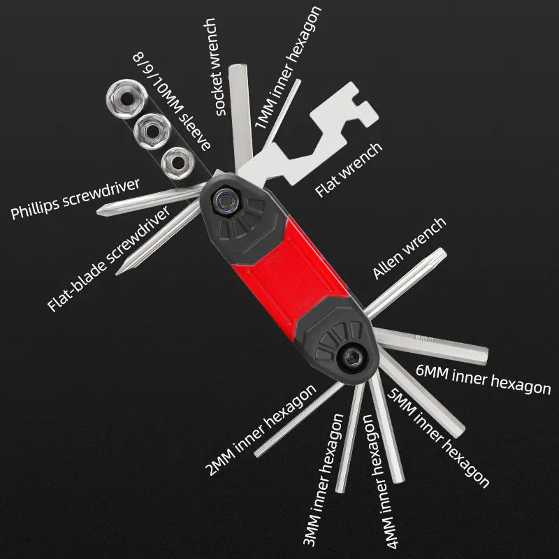 Portable Folding Bicycle Repair Tool Multi-functional Tool