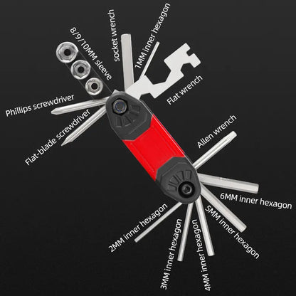 Portable Folding Bicycle Repair Tool Multi-functional Tool