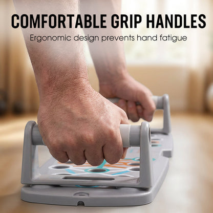 Foldable Push-up Board with Color-Coded Guide