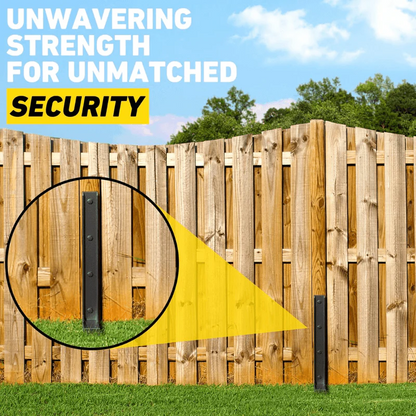 ✨ 50% OFF! 🛠️ Heavy-Duty Fence Post Repair Kit – No Digging & H-Shaped Reinforcement 🚧