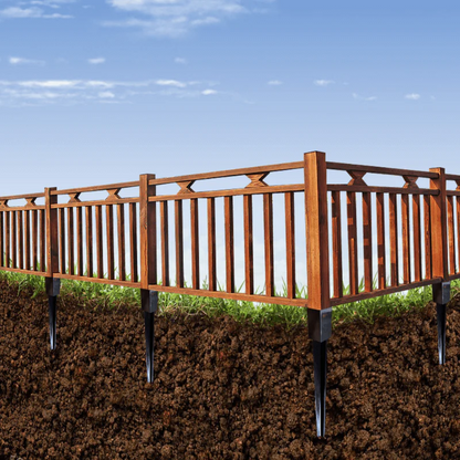 ✨ 50% OFF! 🛠️ Heavy-Duty Fence Post Repair Kit – No Digging & H-Shaped Reinforcement 🚧