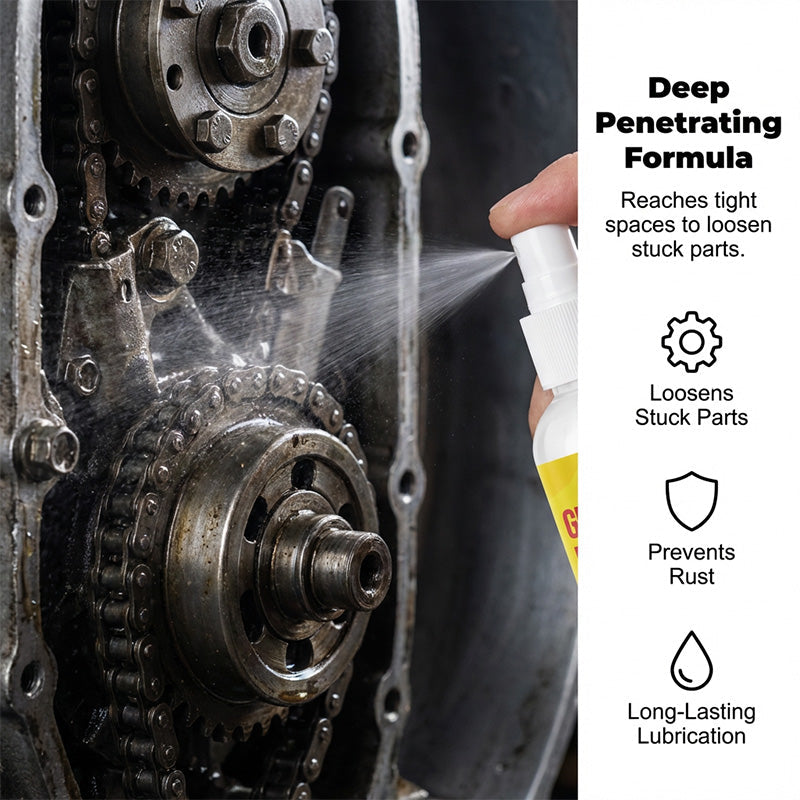 🏆 Last Day Special Price $19.9 ! 🔥Multi-Purpose Rust Remover & Lubricant Spray