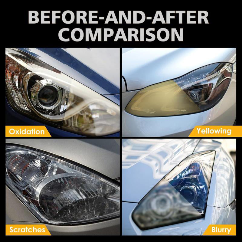 🔥Buy 3 Get 2 Free🔥 Car Headlight Cleaning & Restoration Agent – Scratch Remover, UV Protection & Anti-Yellowing 🚗