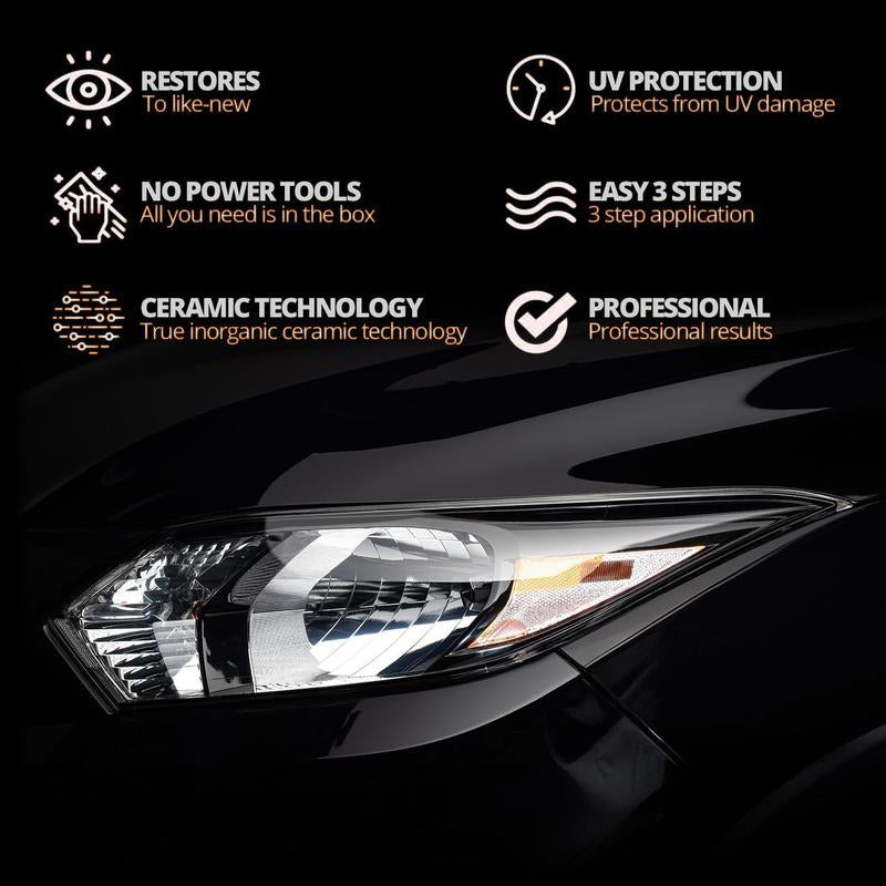 🔥Buy 3 Get 2 Free🔥 Car Headlight Cleaning & Restoration Agent – Scratch Remover, UV Protection & Anti-Yellowing 🚗