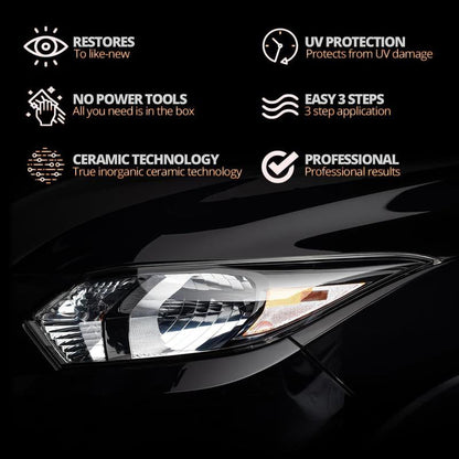 🔥Buy 3 Get 2 Free🔥 Car Headlight Cleaning & Restoration Agent – Scratch Remover, UV Protection & Anti-Yellowing 🚗